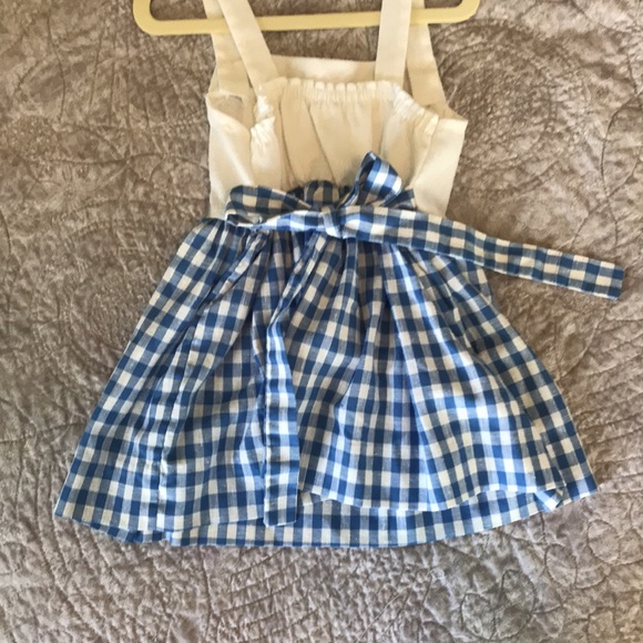 Vintage Blue Gingham Dress and Jacket ca. 1985 - Picture 3 of 7